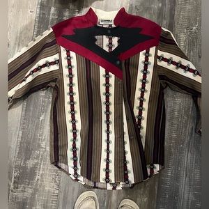 vintage western woman’s brushhopper with keyhole